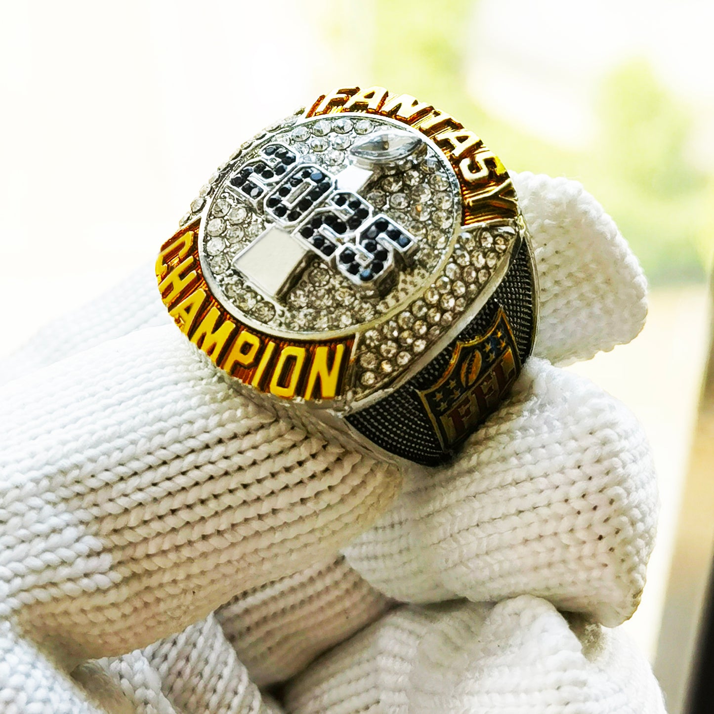 2025 Fantasy Football Ring Yellow