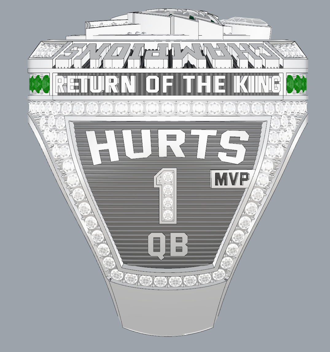 Philadelphia Eagles 2025 Super Bowl Ring