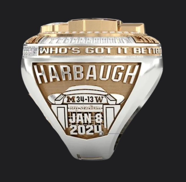 Michigan Wolverines 2024 Championship Ring