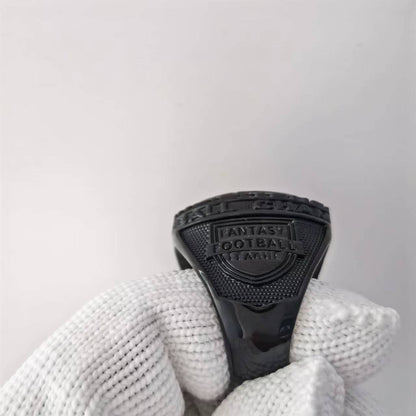 Black & Gold Fantasy Football Championship Ring 2025 – Champion Edition