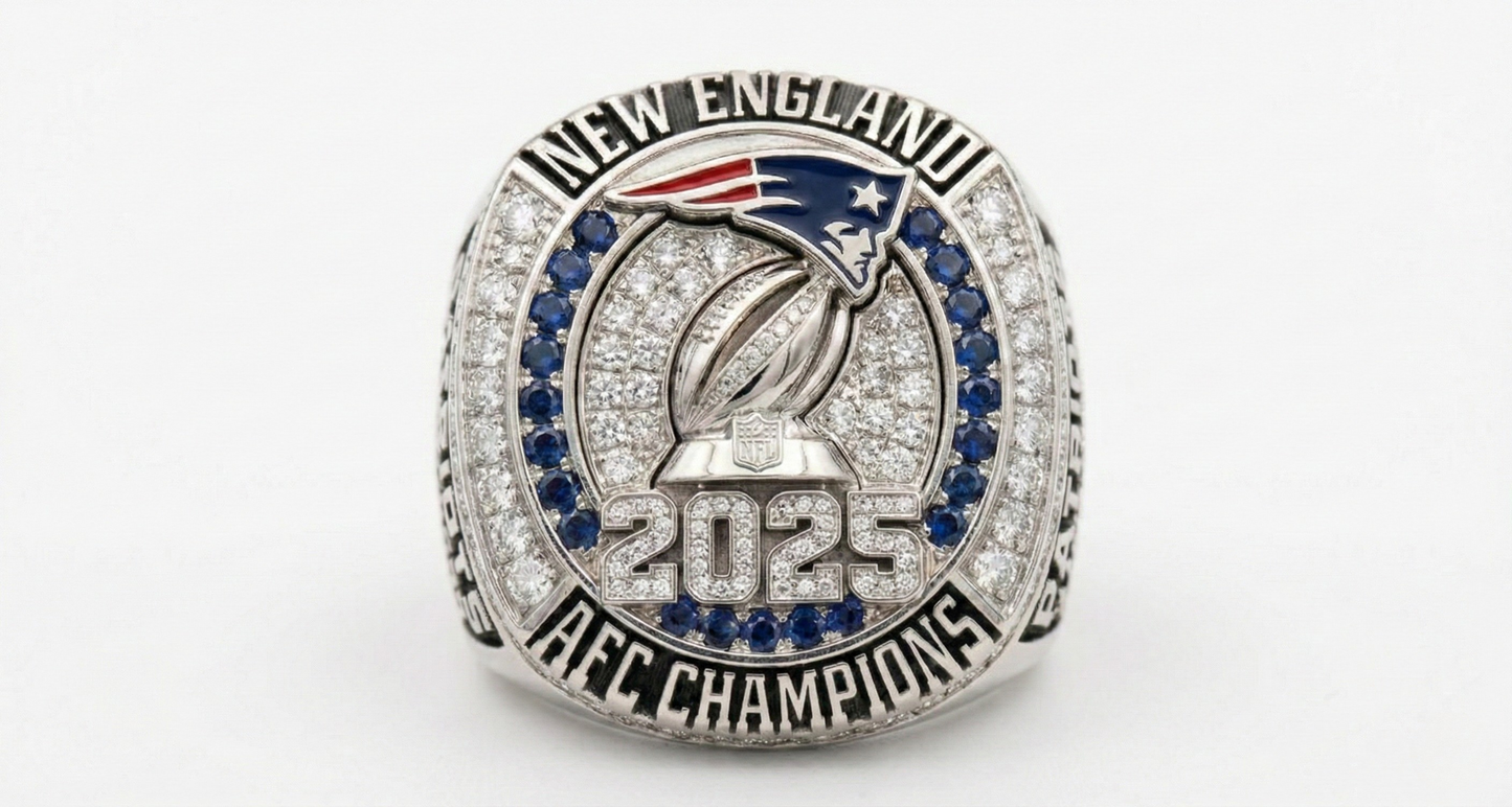 New England Patriots 2025 AFC Championship Ring
