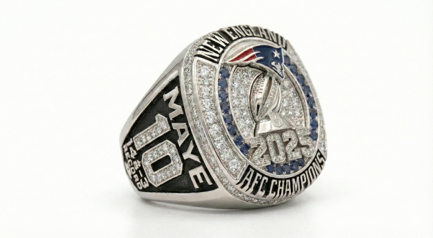 New England Patriots 2025 AFC Championship Ring