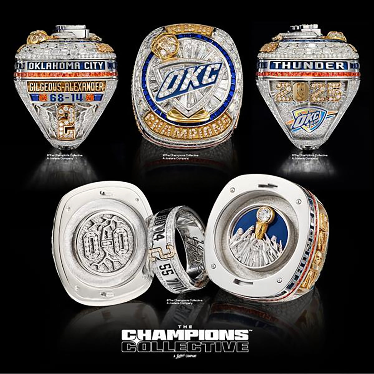 Oklahoma City Thunder 2025 OFFICIAL Championship Ring