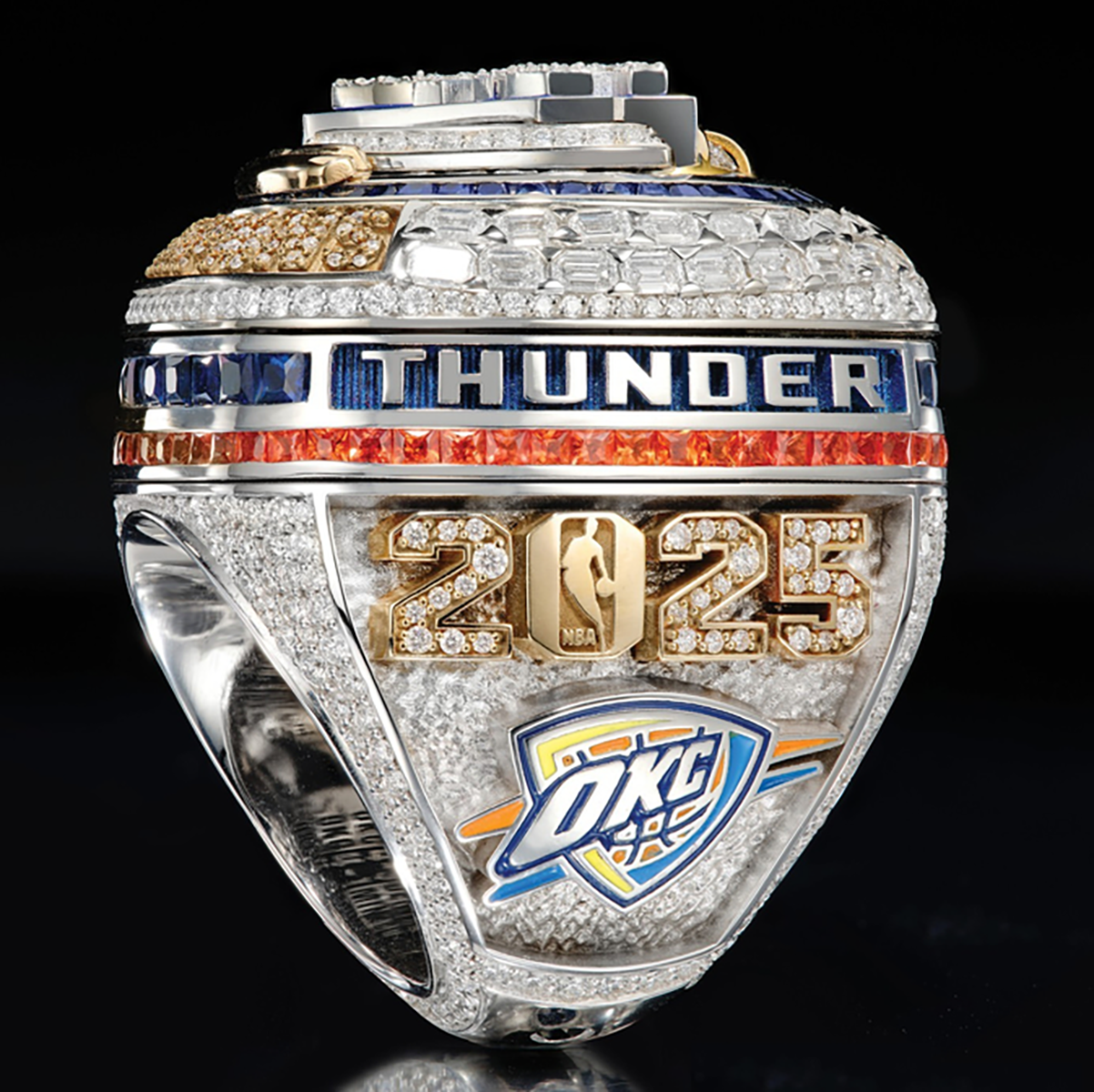 Oklahoma City Thunder 2025 OFFICIAL Championship Ring