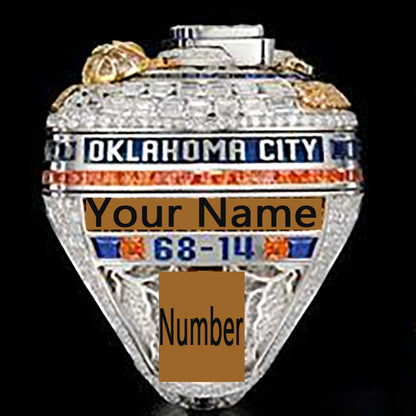 Oklahoma City Thunder 2025 OFFICIAL Championship Ring