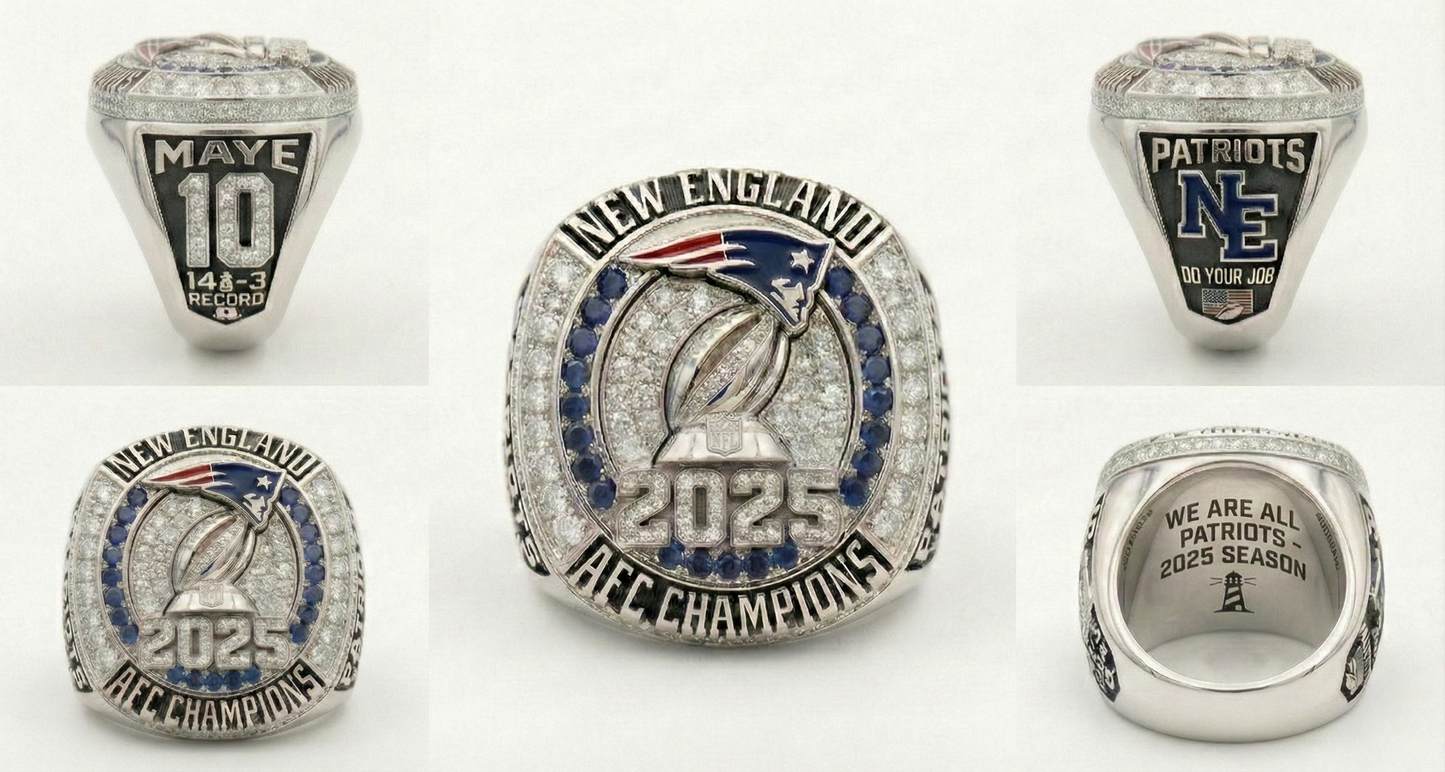 New England Patriots 2025 AFC Championship Ring