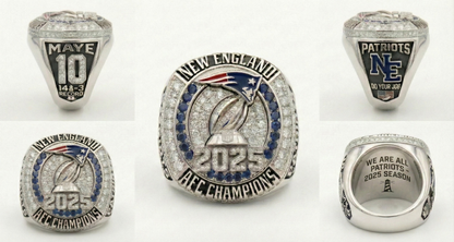 New England Patriots 2025 AFC Championship Ring