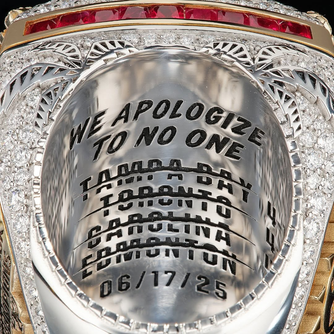 Florida Panthers 2025 Stanley Cup OFFICIAL Ring