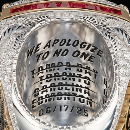 Florida Panthers 2025 Stanley Cup OFFICIAL Ring