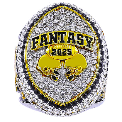 Two-Tone Fantasy Football Championship Ring 2025