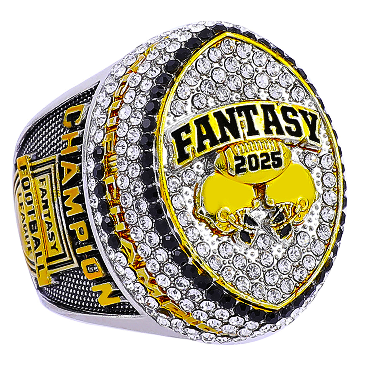 Two-Tone Fantasy Football Championship Ring 2025