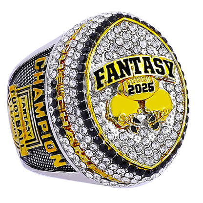 Two-Tone Fantasy Football Championship Ring 2025