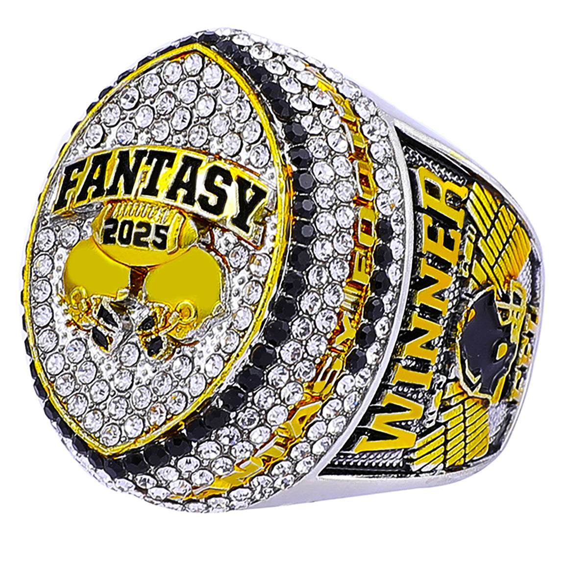Two-Tone Fantasy Football Championship Ring 2025