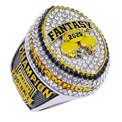Two-Tone Fantasy Football Championship Ring 2025