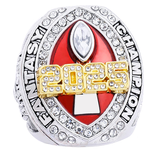 2025 FFL Ring Silver & Red